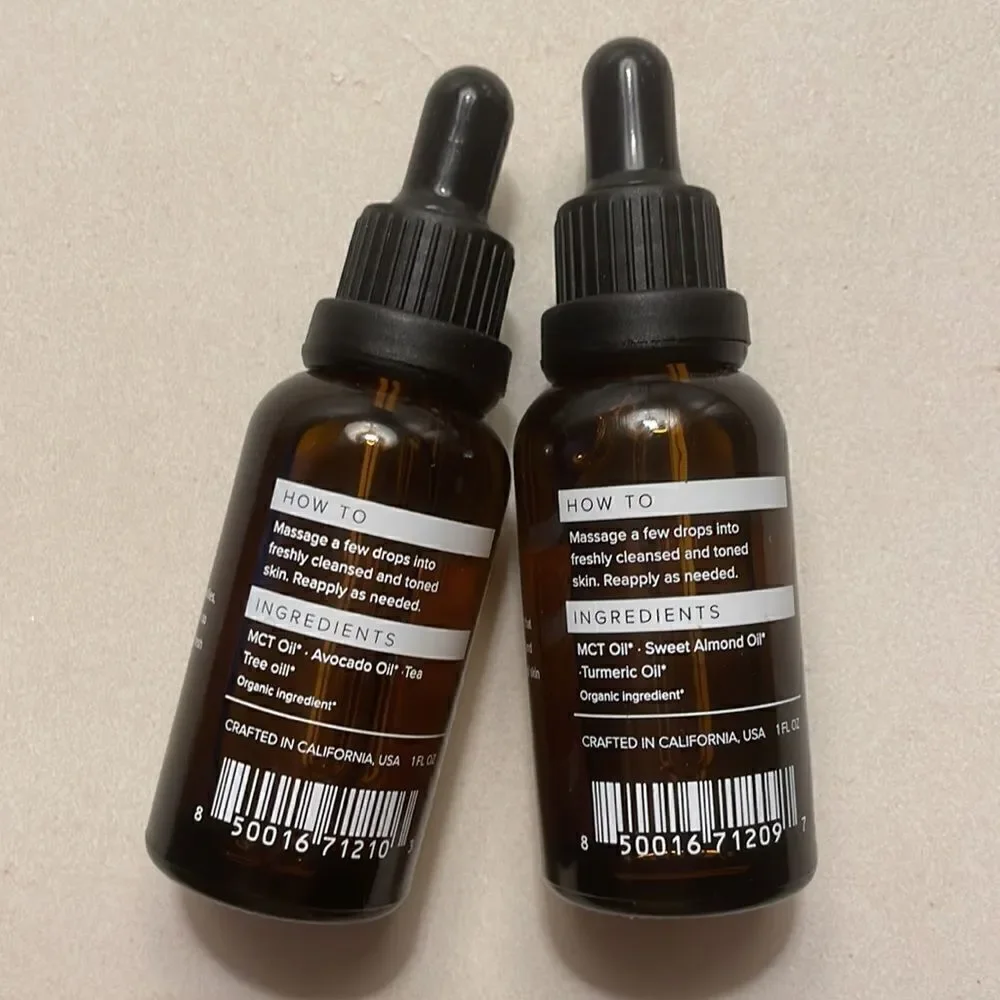 Jack Henry Morning Hydration and Nightly Detox Face Oil NWOB